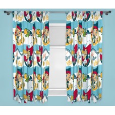 Jake Pirates 'Sharks' Curtains - 66" x 54"