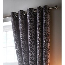 Amelia Steel - 66x54" Curtains