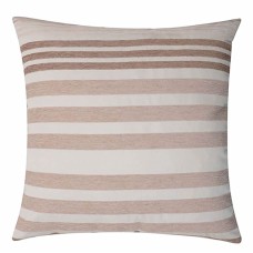 CC Chenille Stripe Nat - 16" Cushion Cover