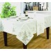 Festive White / Silver 54"x70" - Xmas Table Cloth Range