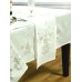 Festive White / Silver Napkins 4 Pk - Xmas Table Cloth Range