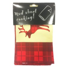 2 Pack Tea Towels - Wild Tartan