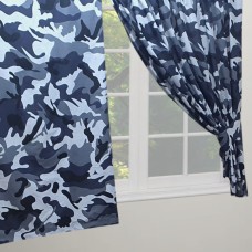 Camo Black - 66x54" Curtains