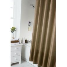 Shower Curtain Set - Plain Latte